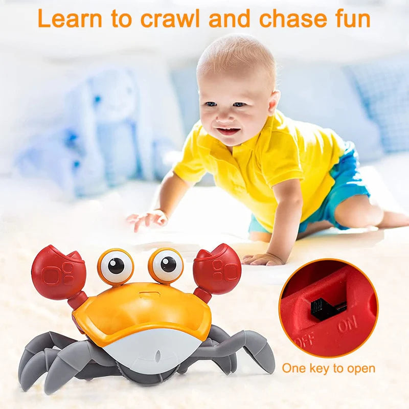 Crawling Crab Baby Toys with Music